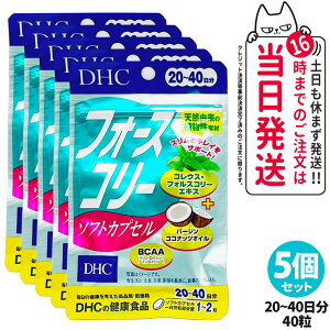 【賞味期限2027年】DHC フォースコリー ソフトカプセル タブレット 20~40日分 40粒 ソフトカプセル ビタミン サプリメント サプリ ダイエット 女性 ディーエイチシー フォースコリ ダイエットサ