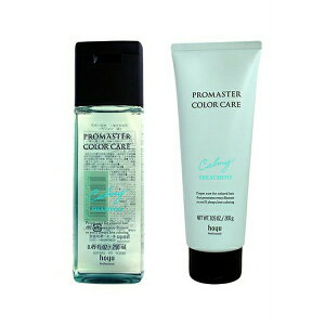 ホーユー プロマスター カラーケア CM シャンプー 250ml & プロマスター カラーケア CM トリートメント 200g(hoyu PROMASTER COLOR CARE ヘアケア サロン トリートメント カラーケアシャンプー くせ毛 う