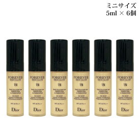 ●6個セット クリスチャン ディオール ディオールスキン フォーエヴァー フルイド グロウ 1N ミニサイズ 5ml -Dior-