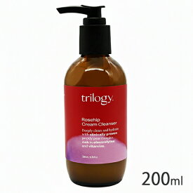 トリロジー RH クレンジング クリーム 200ml trilogy クレンジング 洗顔 [0090] 送料無料 ローズヒップ アーモンド オイル 敏感肌 W洗顔不要