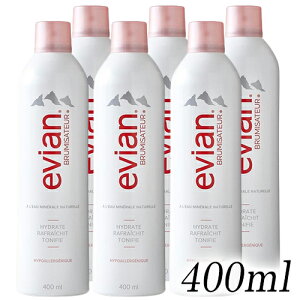 GrA u~Ug[ tFCVXv[ 400ml×6{Zbg evian ϐE[V [0722/8104]