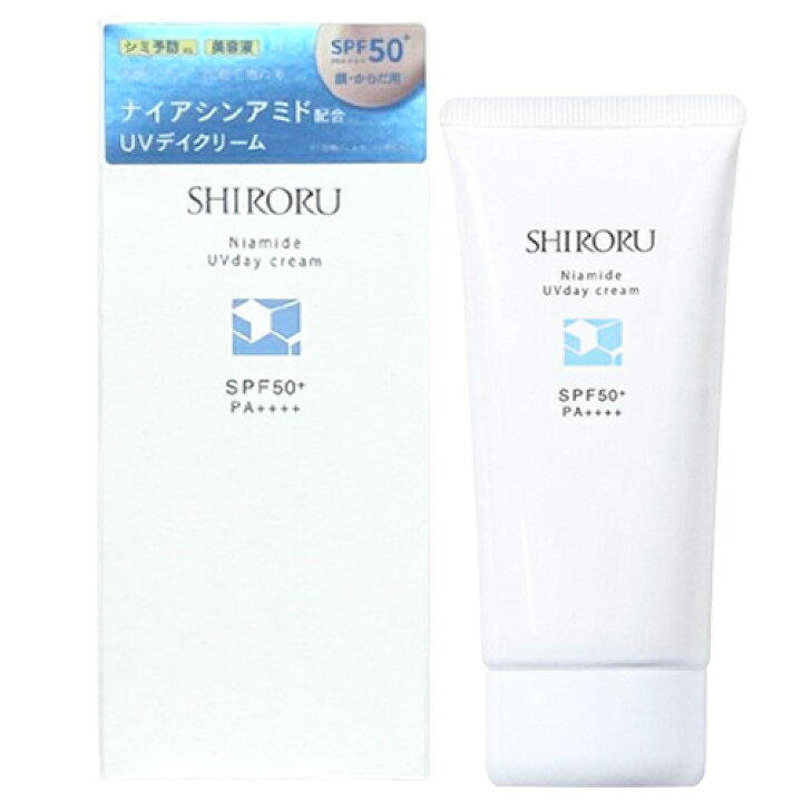楽天市場】SHIRORU シロル ナイアミドUVデイクリーム 50g SPF50+ 
