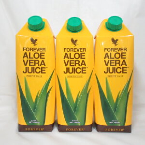 (新パケ/3本セット) FOREVER フォーエバー アロエベラ ジュース 1000mL 清涼飲料水 FLP
