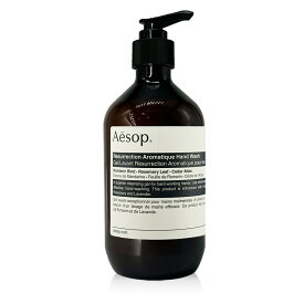 【クーポン利用で最大150円OFF】【即納】イソップ Aesop レスレクション アロマティック ハンドウォッシュ 500ml 本体 ハンドソープ【9319944008456】