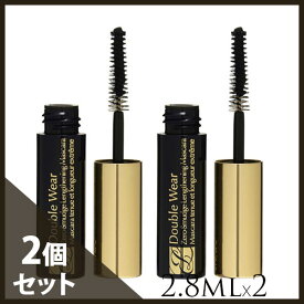 エスティローダー ダブルウェアゼロスマッジマスカラ 2.8ml×2（ミニ） 【マスカラ】【ESTEE LAUDER】【お試し 旅行 小分け 詰め替え　】【W_15】【メール便可】