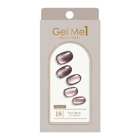 ［2025.03 発売］［GEL ME PETALY］ジェルミー ペタリー（18 ノワールブラック）PETALY by Gel Me 1 ［ジェルミーワン］ジェルネイルシール『3980円以上購入で送料無料』
