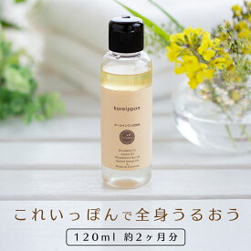 合成界面活性剤不使用｜オールインワン化粧水【koreipponこれいっぽん】120ml|温泉水と4種の植物性ピュアオイルをブレンド(杏仁オイル・スクワランオイル・ホホバオイル・マカデミアナッツオイル)|乳化剤 合成界面活性剤 アルコール 合成香料 パラベン 不使用