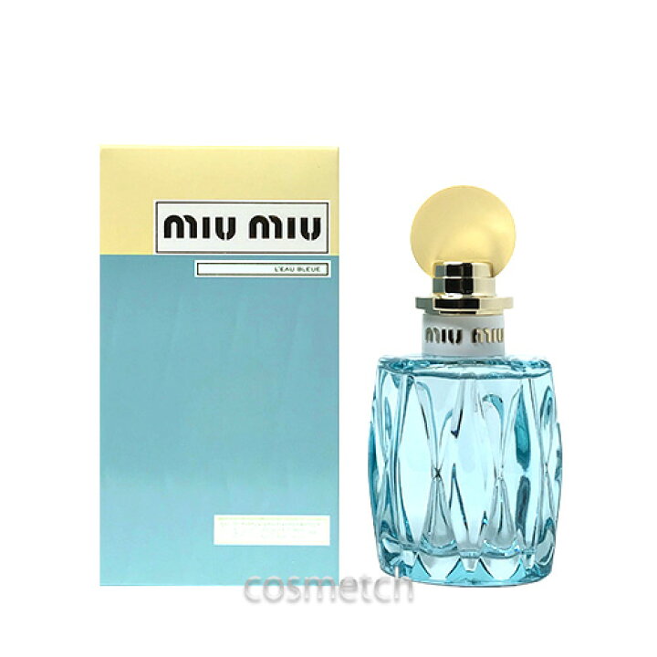 楽天市場】ミュウミュウ ロー ブルー EDP 100ml SP 香水 : コスメっち