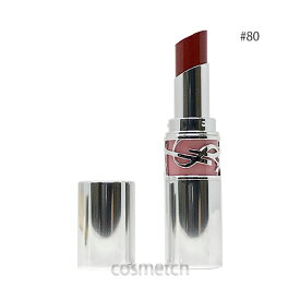 【訳アリ商品】【外箱不良】イヴサンローラン ラブシャイン リップスティック 3.2g #80 グロウイング ラヴァ （口紅）
