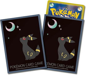 ポケモンカードゲーム デッキシールド プレミアム・グロス 月明かりとブラッキー【グレー】