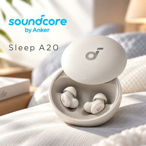 Anker Soundcore Sleep A20 ���S���C�����X�C���z�� �T���h�x�[�W�� A6611 �����p �Q�z�� Bluetooth 5.3 �Ў���3g �ő�55���ԍĐ� IPX4 �������j�^�����O �C���z�����A���[��