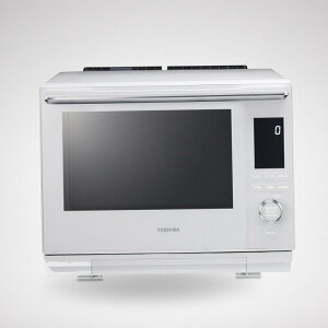 TOSHIBA(����) �X�`�[���I�[�u�������W �Ηq�h�[�� 30L ER-D3000A(W) �O�����z���C�g 2�i����