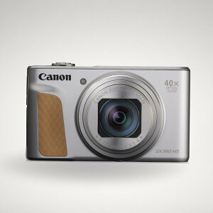 Canon �R���p�N�g�f�W�^���J���� PowerShot SX740 HS �V���o�[ ���w40�{�Y�[��/4K����/Wi-Fi�Ή� PSSX740HSSL