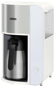 �T�[���X(THERMOS) �^��f�M�|�b�g �R�[�q�[���[�J�[ 1L �z���C�g ECK-1000 WH