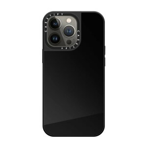 CASETiFY iPhone 13 Pro �p �P�[�X �~���[MagSafe�Ή� - �u���b�N (�u���b�N�o���p�[)