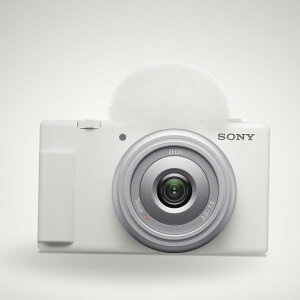 SONY(�\�j�[) �R���p�N�g�f�W�^���J���� VLOGCAM Vlog�p�J���� ZV-1F �{�f�B �E�B���h�X�N���[���t�� 20mm F2.0 �P�œ_�����Y �z���C�g ZV-1F W