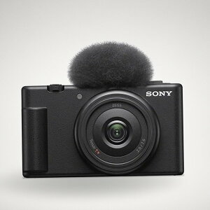 SONY(�\�j�[) �R���p�N�g�f�W�^���J���� VLOGCAM Vlog�p�J���� ZV-1F �{�f�B �E�B���h�X�N���[���t�� 20mm F2.0 �P�œ_�����Y �u���b�N ZV-1F B