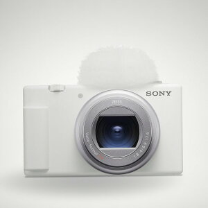 SONY(�\�j�[) �R���p�N�g�f�W�^���J���� VLOGCAM Vlog�p�J���� ZV-1II �{�f�B �E�B���h�X�N���[���t�� 18-50mm F1.8-4.0 �Y�[�������Y �z���C�g ZV-1M2 W