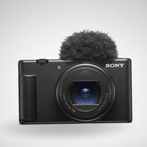 SONY(�\�j�[) �R���p�N�g�f�W�^���J���� VLOGCAM Vlog�p�J���� ZV-1II �{�f�B �E�B���h�X�N���[���t�� 18-50mm F1.8-4.0 �Y�[�������Y �u���b�N ZV-1M2 B
