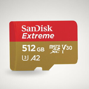 SanDisk MicroSDXC UHS-I Card 512GB Extreme Ultra High Speed Type (Read Up to 190MB/s / Write Up to 130MB/s) SanDisk Extreme SDS