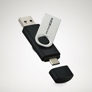 �G���R�� USB������ 32GB ��]�J�o�[ Type-C USBA �Ή� �ő�Ǎ����x100MB MF-TPC3032GBK