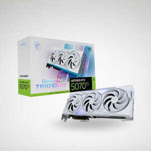 MSI GeForce RTX 5070 Ti 16G GAMING TRIO OC WHITE �O���t�B�b�N�X�{�[�h VD9040
