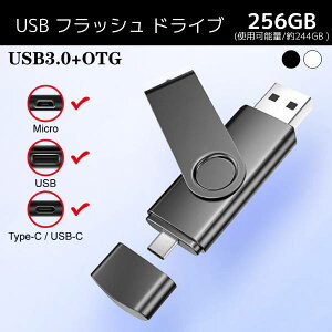 y 256GB z e OthCu X}[gtH PC f[^] Type-C MicroUSB USB 