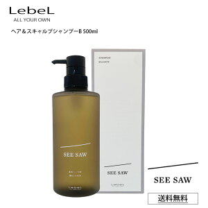 ���x�� B �V�[�\�[ �V�����v�[ �o�����X ���j���[�A�� 500ml Lebel SEE/SAW BALANCE �T�����ꔄ�i SEE SAW