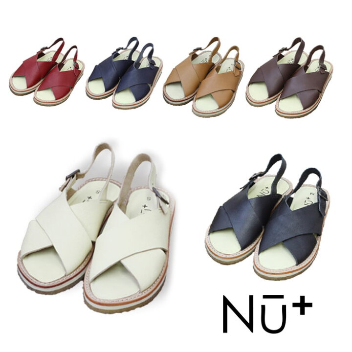 楽天市場 Nu クロスベルトサンダル レディース 革 Evaソール 中敷きクッション内蔵 ウェッジソール フラットサンダル 革 春 夏サンダル 公式shop Factory To Closet
