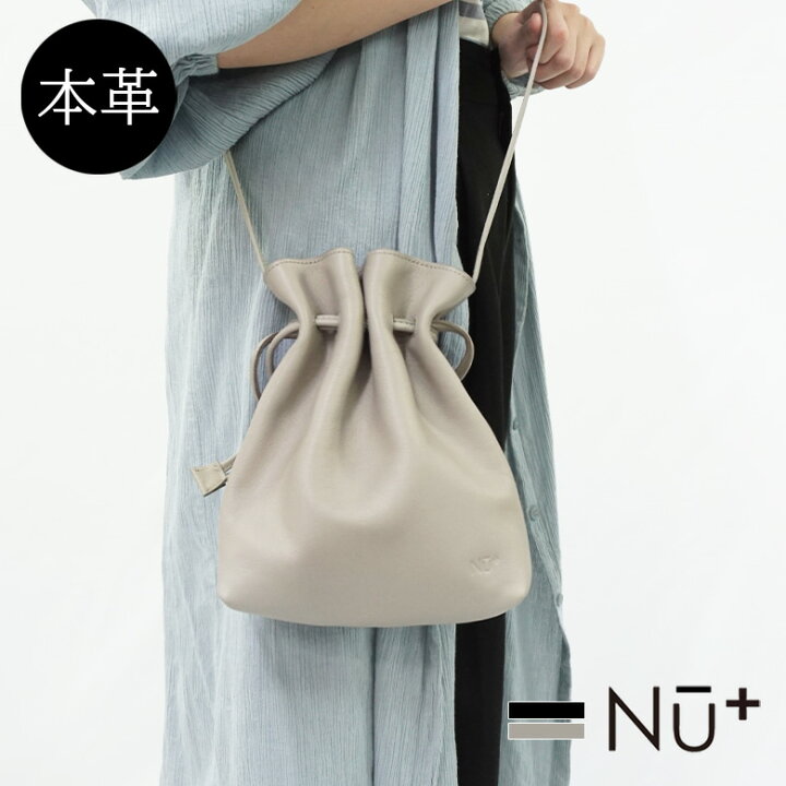 楽天市場】NU+ ヌープラス 巾着バッグ ショルダーバッグ レディース 春  