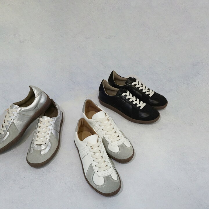 楽天市場】【Outlet20%OFF】 本革 レザー スニーカー ジャーマン 