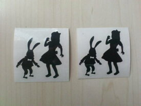 楽天市場 うさぎ シルエットステッカーの通販