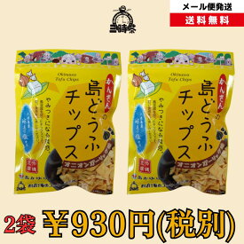 送料無料　ガーリックスナック 島どうふチップス　二個　オニオンガーリック味 おつまみ