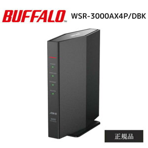 obt@[ LAN[^[ WiFi6 ŋ e@ WSR-3000AX4P/DBK WiFi[^[ Ct@C  BUFFALO
