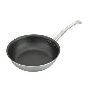 中尾アルミ ND-9M キングフロンフライパン深型 24cm オール熱源対応 IH対応(5094317)07-0097-0503調理器具