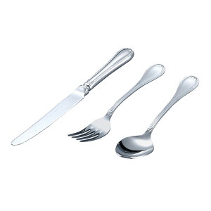 18-8 リボン デザートフォーク(477107)07-0524-0305テーブルフォーク パスタフォーク カトラリー