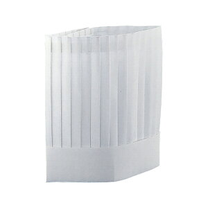 クリーンハット 角型 10枚入 300mm ホワイト 10枚入(378462)07-0656-1003コック帽 紙帽子 シェフハット 不織布帽子