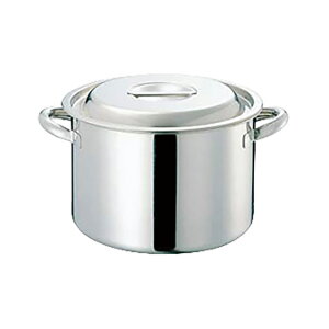 CLO 電磁モリブデン 半寸胴鍋 目盛付 39cm 30.0L(015232)07-0071-0905半寸胴鍋 寸胴鍋 モリブデン なべ 燕三条 IH対応