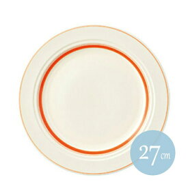 カントリーサイド 27cm ディナー皿 ソーバーオレンジ 6枚セット KOYO コーヨー（13425002）洋食器 業務用食器