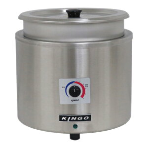 KINGO 湯煎式電気スープジャー 11L D9001(DSC2601)1-0821-0201