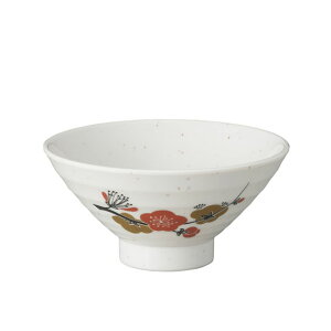 メラミン「元禄梅」 飯茶椀 身 U-4A (RMS49001)1-2424-0601