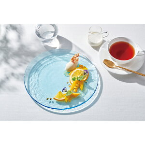 【送料無料】プレート 3点セット 30cm リーヴァ(46066KB)食器 大皿 ハンドメイド ガラス食器 日本製 前菜 丸皿
