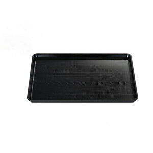 お盆 トレー 新木目長手盆 黒 尺4寸 3個セット 和美作日 Wabisabi(3-307-04)盆 漆器