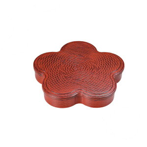 網代梅花弁当 根来 内黒 3個セット 和美作日 Wabisabi(3-634-07)弁当 漆器