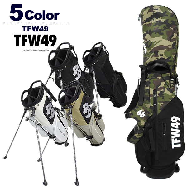 楽天市場】TFW49 ゴルフ キャディバッグ スタンド式 9.5型 メンズ 