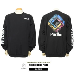 �y���f������ �����Y �s�X�e �X�g���b�` �y�� �v�����g �W���P�b�g �A�E�^�[ GOLF BOY PENDULUM 04PO-01 SQUARE LOGO PISTET 2025�H�~