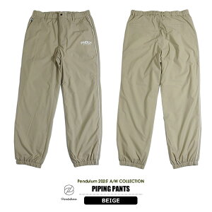 yf Y pc Xgb` pCsOWK[pc pCsO NуgRbg GOLF BOY PENDULUM 04PN-01 PIPING PANTS 2025H~
