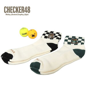 �`�F�b�J�[48 �S���t �����Y �C�� �\�b�N�X �V���[�g�� �����p�C�� C48-00S812 SHORT SOCKS CHECKER48 �V�[�G�t�C�[ 26s