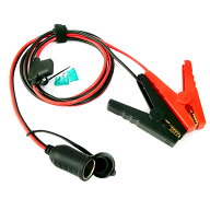 【 5のつく日 10%OFF P3倍】バッテリー 直結型 ソケット 12V/24V用 クリップ シガーソケット延長ケーブル…