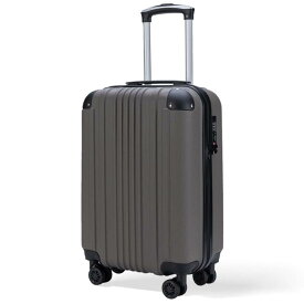 [Bargiotti] ABSスーツケース キャリーバッグ キャリーケース 大容量 超軽量 TSAロック ダブルキャスター 静音 旅行 ビジネス… (グレー, X-Medium)